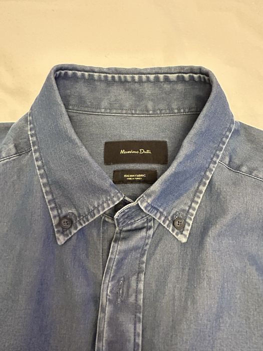Camasa denim Massimo Dutti