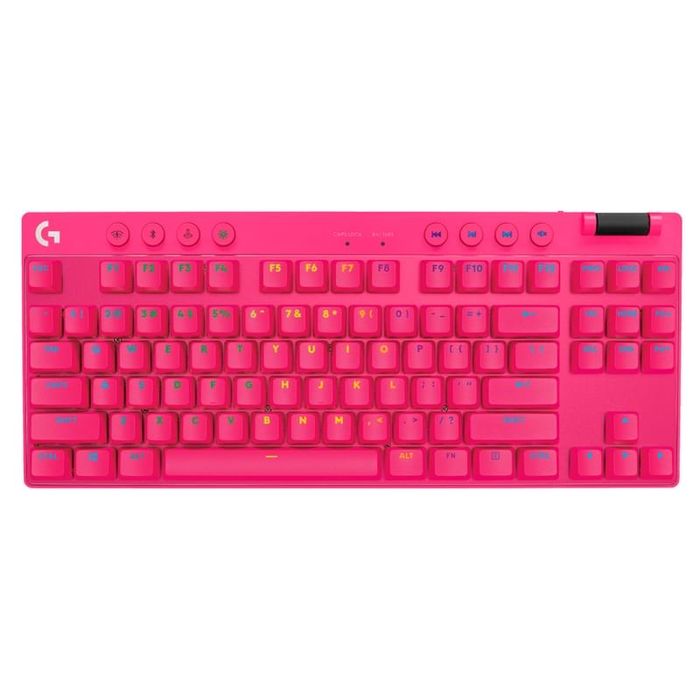 Клавиатура Logitech G Pro X TKL 920 розовый