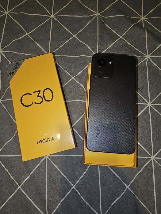 Realme C30, 32 GB, Dual SIM, Gri - Pachet complet