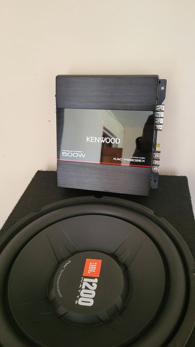 Продаётся сабвуфер JBL 1200 усилитель Kenwood