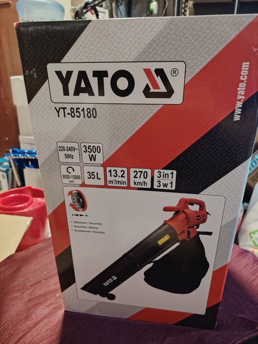 Електрически издухвател - прахосмукачка YATO, 3в1, 3500 W