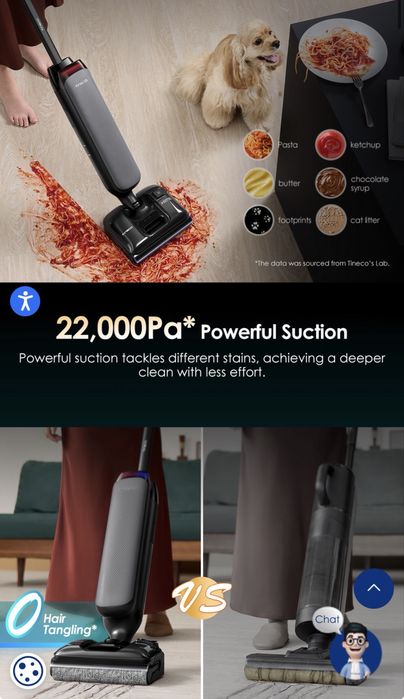 Aspirator vertical tineco floor one s7 artist series nou sigilat