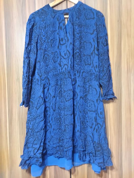 Рокля Next  лилава , с принт,, XL размер