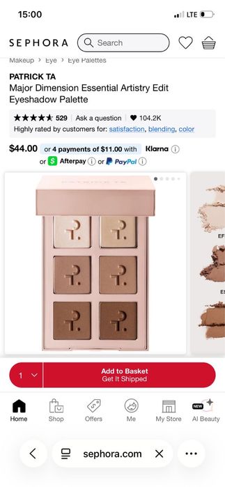 Продам палет для глаз