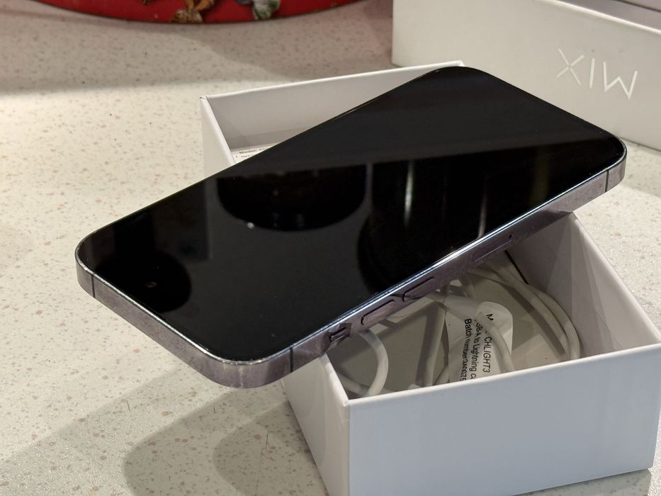 iPhone 14 Pro 128GB Deep Purple – Отличен, 100% Батерия!