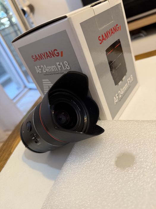 Obiectiv foto video samyang 24mm f1.8 FE E mount AF