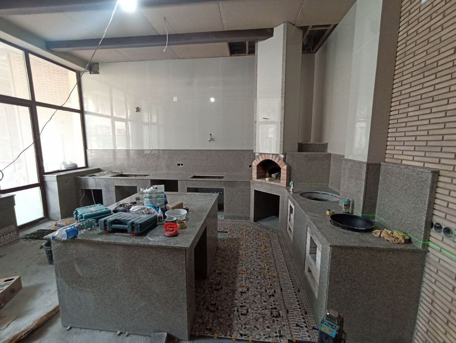 Строительство Очаг .Летние кухни. Камин