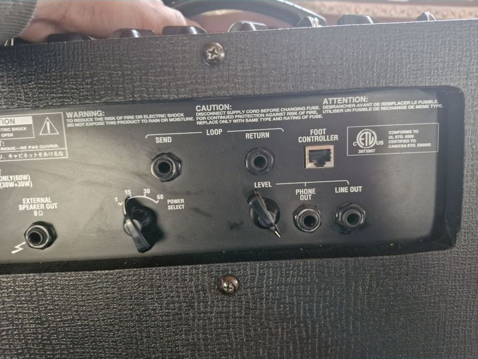 VOX AD60VTX cu pedale originale – amplificator cu lampă (valvă)