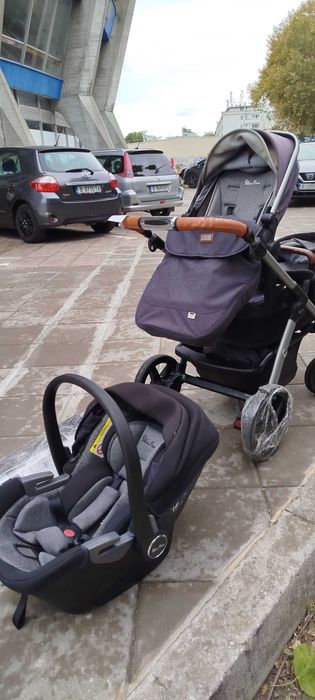 Количка 3 в 1 и за породени деца Crosssilver