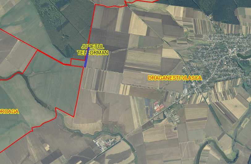 Teren Extravilan Lângă Pădure - Drăgănești-Vlașca, 16.175 mp