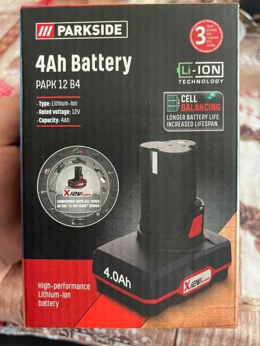 Батерия Parkside 4ah 12v
