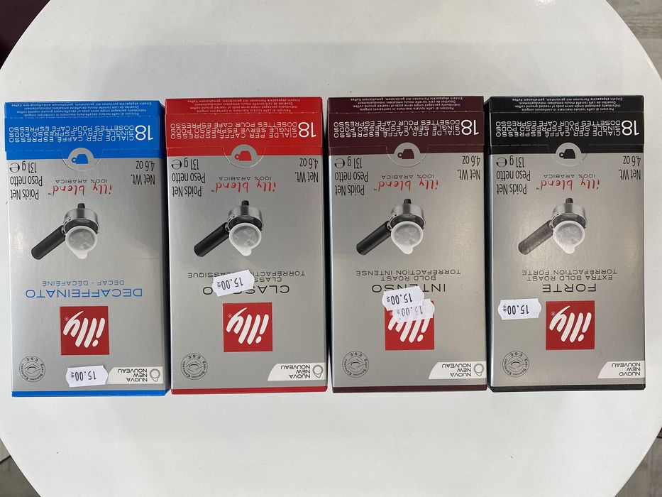 ILLY pods хартиени падове дози