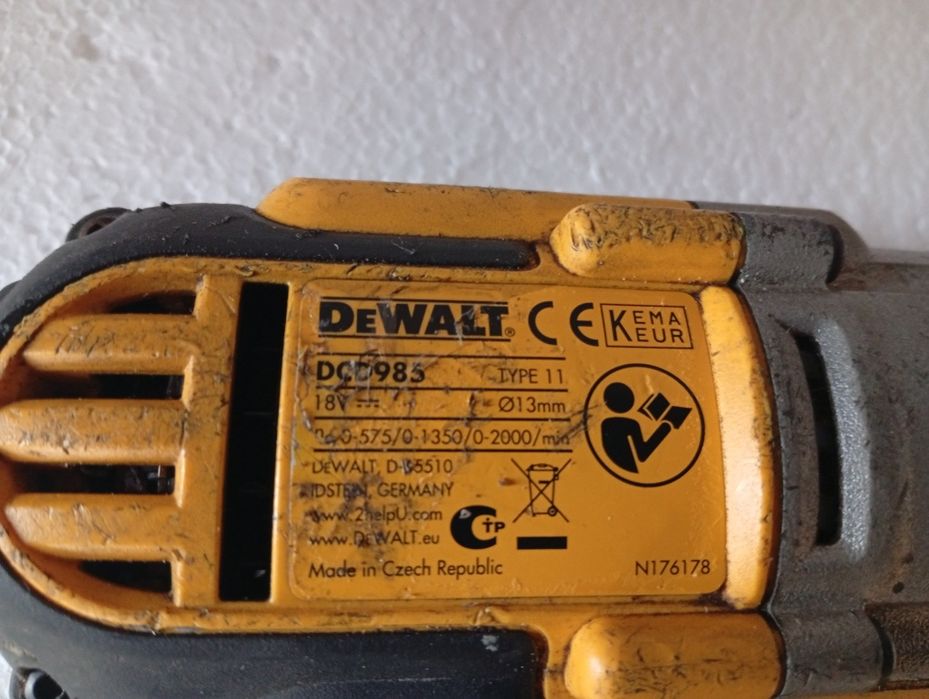 Corp dewalt 18v 3 trepte de viteza