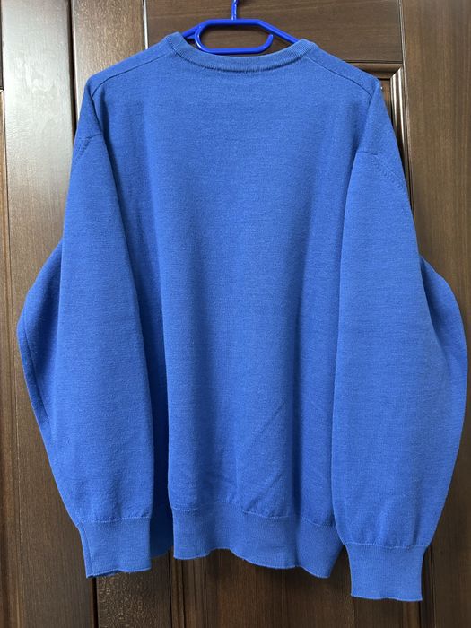 Bluza Burberry originala albastru inchis old money