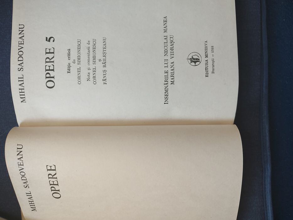 Opere Sadoveanu, volumul 5