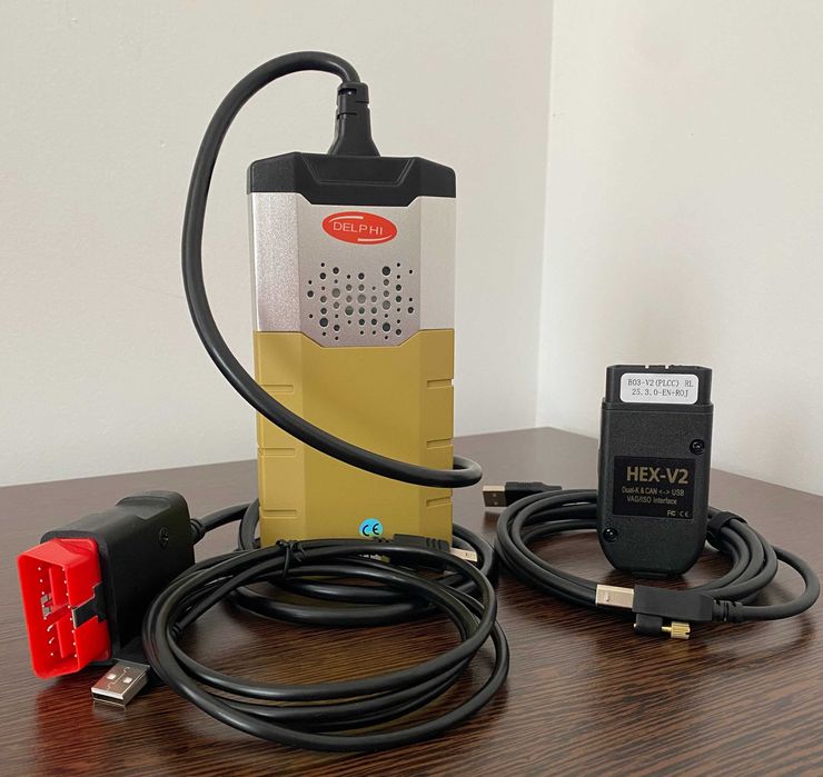 Diagnoza / Tester Delphi 2021.11 PRO & VCDS Vag Com Hex V2 25.3