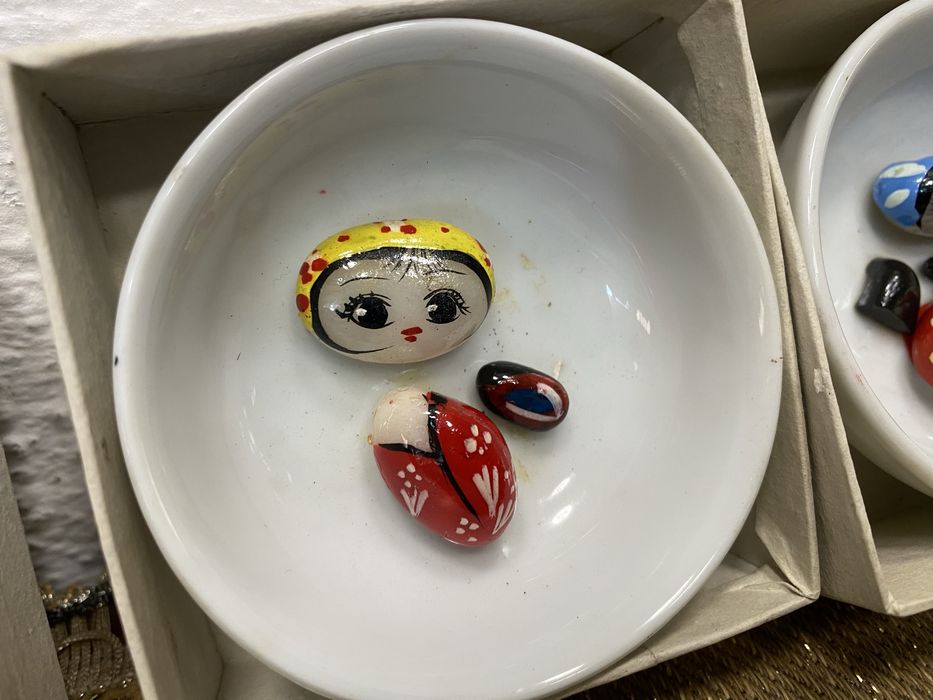 Френски порцеланови купички за декорация или за кукли