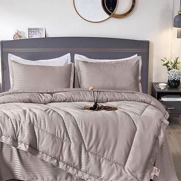 Набор страйп сатин с одеялом