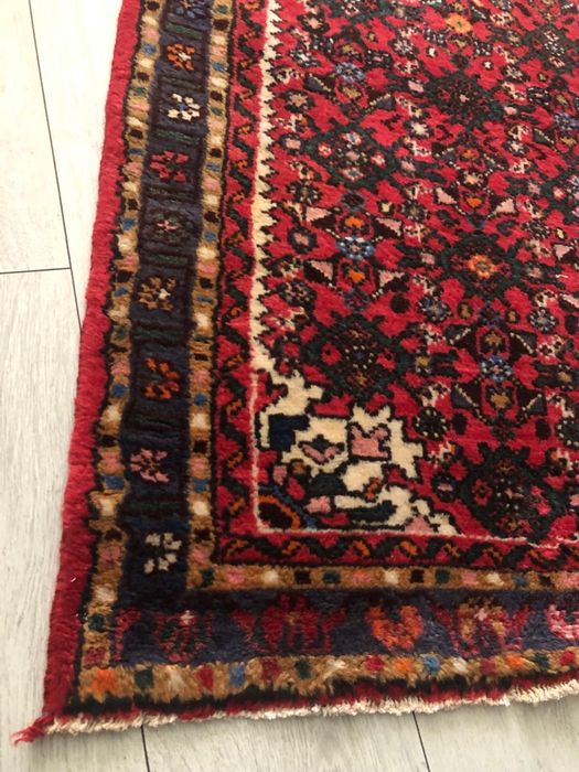 Mid century covor Iran traversa 200/70cm