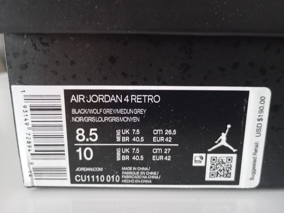 Jordan 4 Retro Black Cat