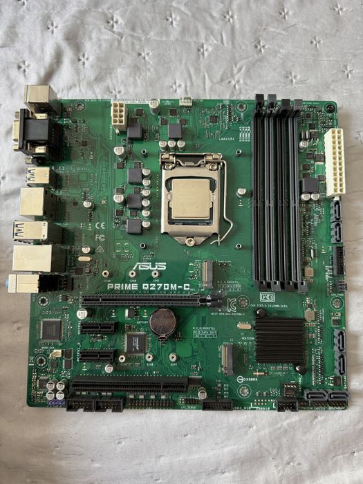 Kit i7-6700 + ASUS PRIME Q270M-C + Cooler