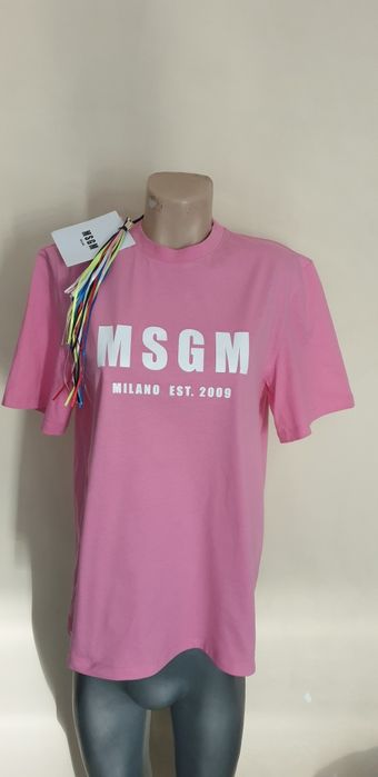 MSGM Milano  Oversize Cotton / XS НОВО! ОРИГИНАЛ! Дамска Tениска!