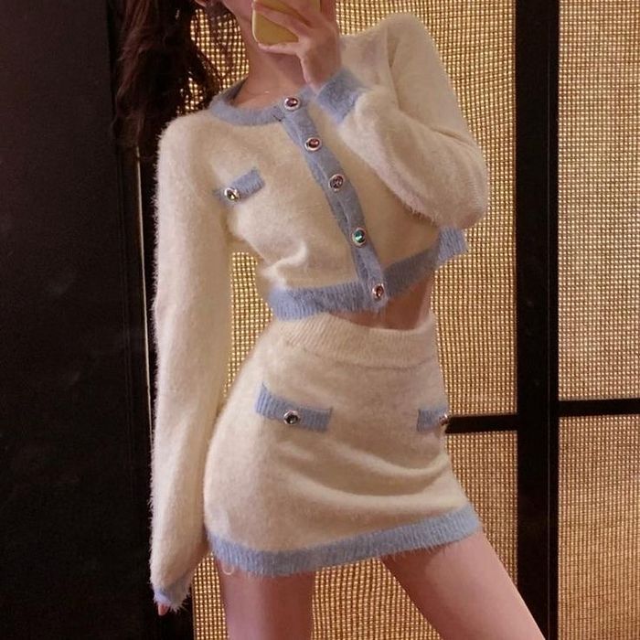 Двойка Мэдди Перез (Euphoria) — теперь в нежном бело-голубом цвете!