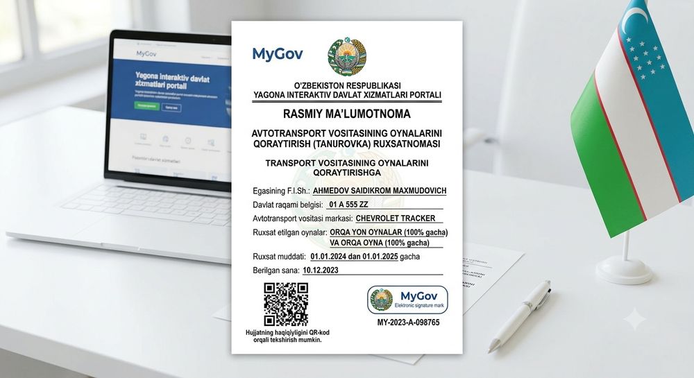 Qayta jixoz кайта жихоз ruxsatnoma online ishonchnoma доверенность