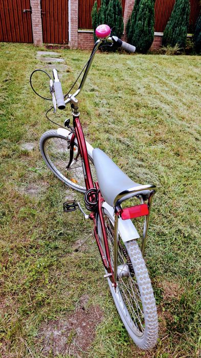 Bicicleta Pegas Strada 2 Aluminiu 3S, 26", visiniu – stare excelenta