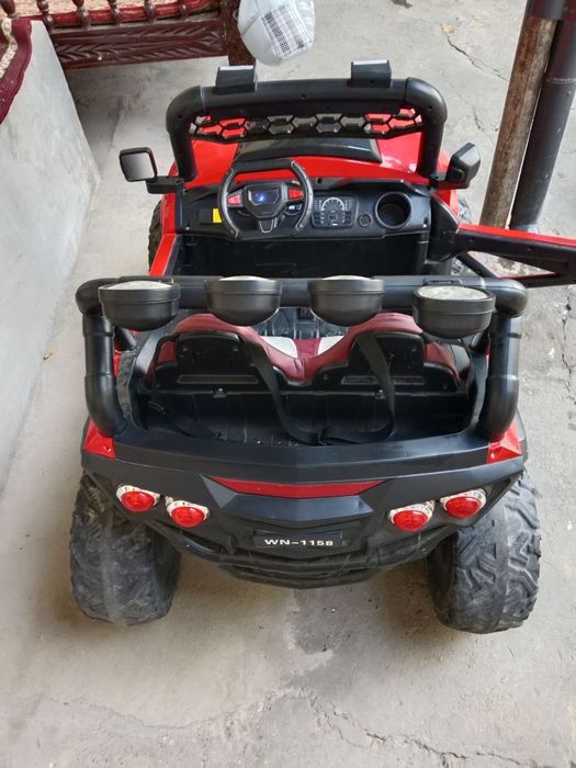 BOLALAR MASHINASI 2 kishilik azgina haydalgan 4 ta shirokiy balon