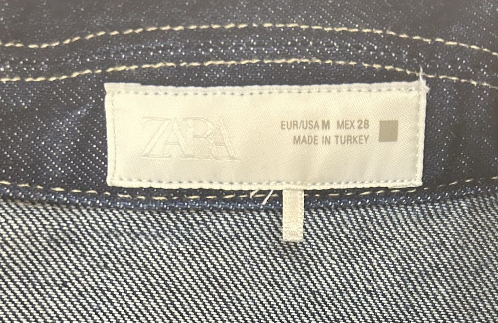 Късо дънково яке размер M