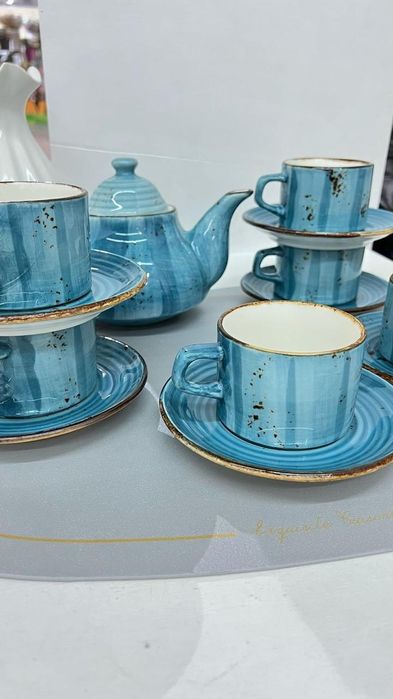 Продам чайные сервизы и фужеры