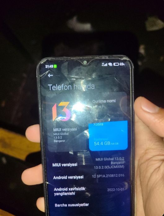 Redmi 9 64 GB xotira