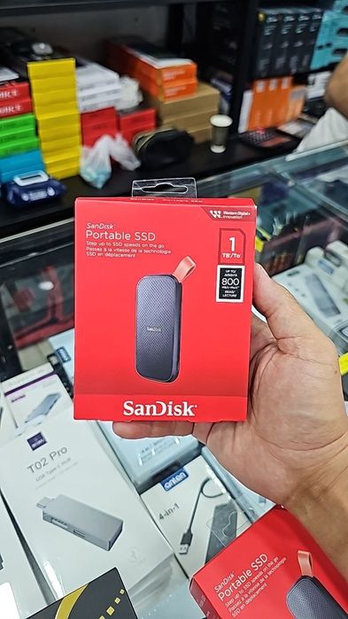 Портативный SSD накопитель SanDisk Extreme Portable E30, 1 ТБ, скорост