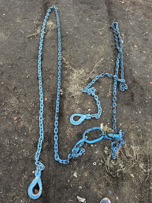 12 метра верига за багери с куки. Много здрави