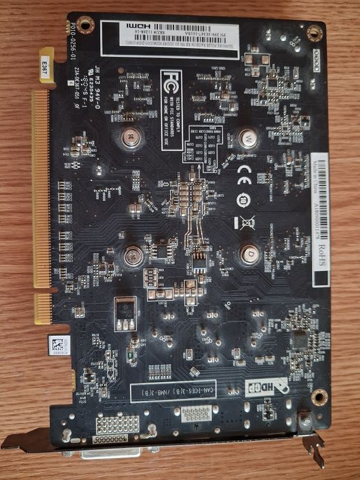 Placa video sapphire radeon rx  550 2Gb GDDR5
