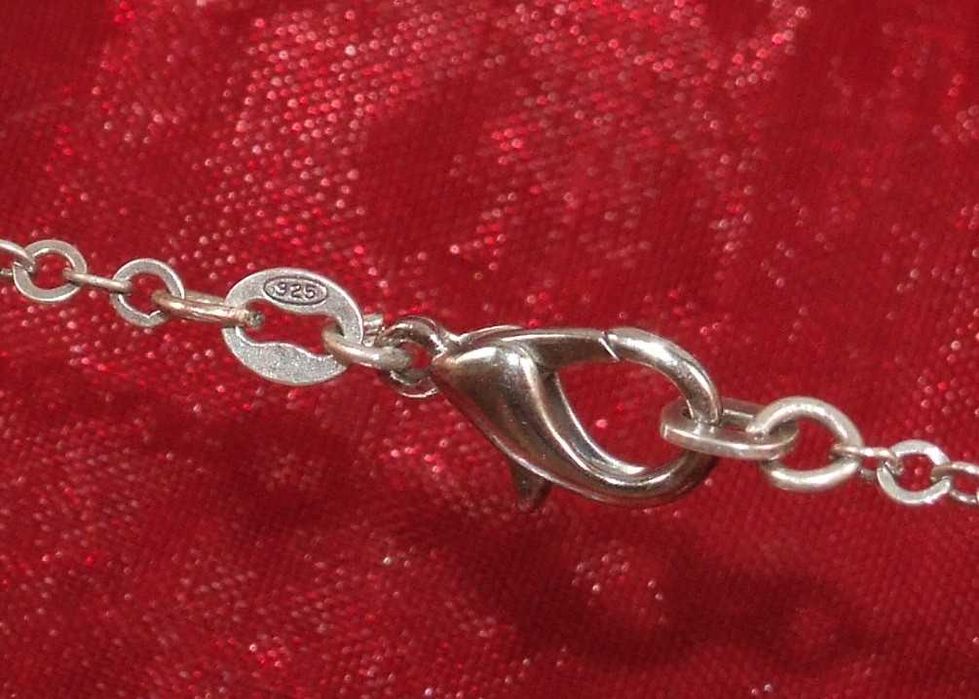 Lantisor cu pandantiv, loc pt. poza, ARGINT 6,4 g, unicat, DEOSEBIT