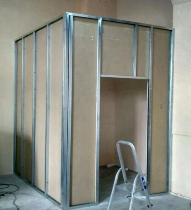 Гипсокартонные работы.