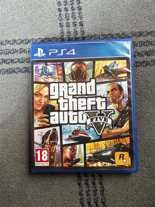 PS4 Slim 500GB + GTA 5 + 2 controllere originale