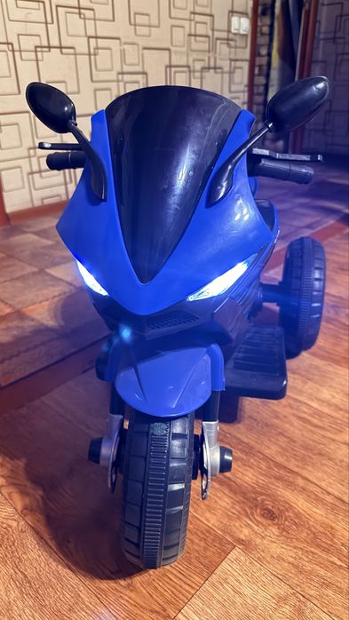 Электро Мотоцикл детский синий