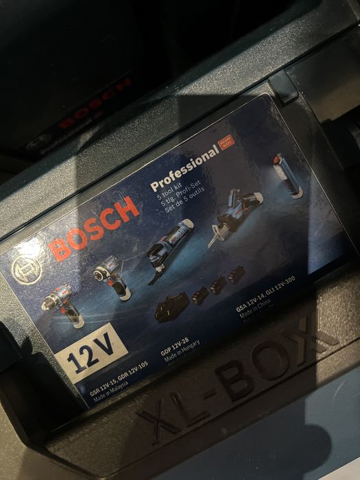 Bosch 12V Combo 5 scule +3 ac+incarcator-Sigilat