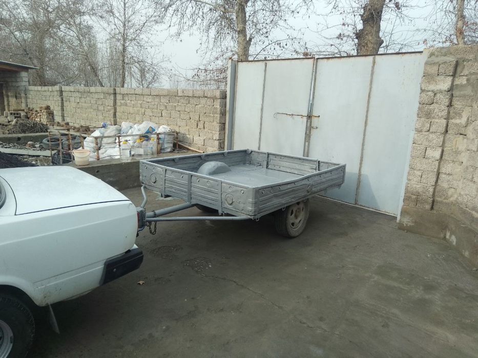 Vaz 2107 pritsep bilan (жигули с тележкой)