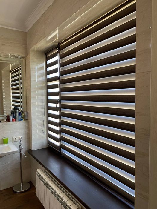 Ролл Шторы Жалюзи День Ночь