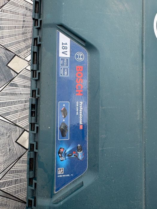 Bosch винтоверт GSR 18V-45