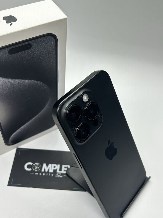 Phone 15 PRO - 512Gb Black Titanium - Baterie 100% + Garantie
