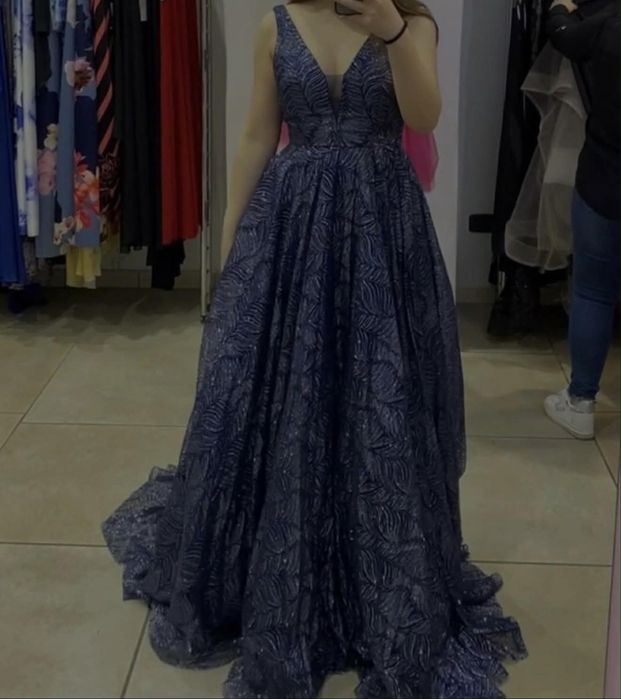 Бална рокля Синя