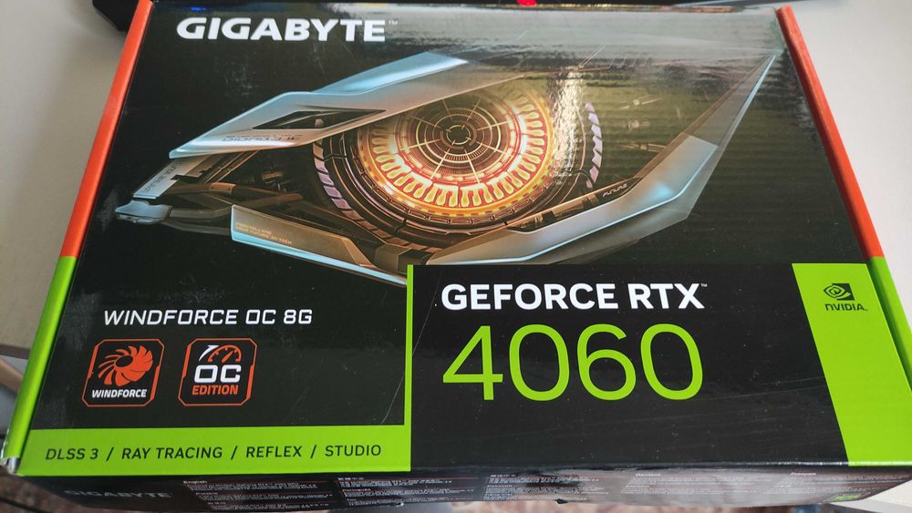 Видеокарта Gigabyte RTX 4060 WINDFORCE OC (8 gb)