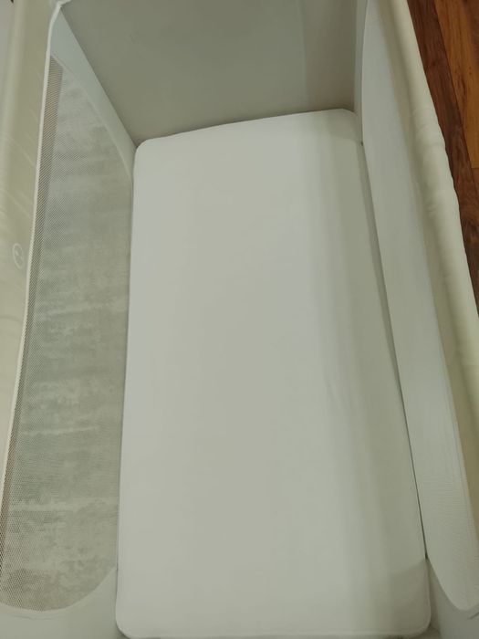 Patut pliabil 120x60 + saltea + lenjerie