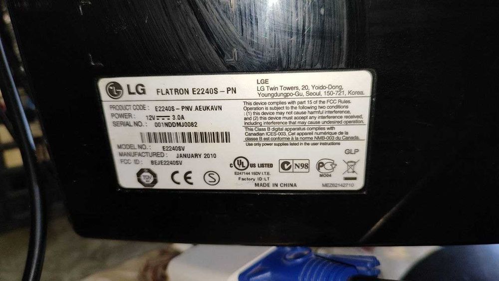 Продам монитор LG 22" FullHD LED