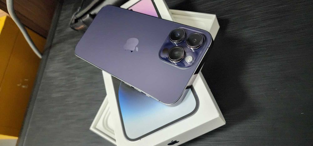 Iphone 14 Pro Max Deep Purple 128GB Kar DK Full Ideal holat